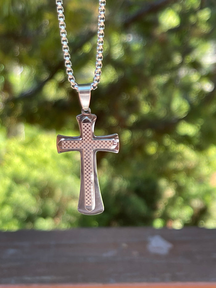 Modern Cross Necklace