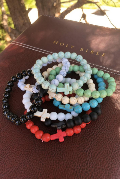 Cross Beaded Bracelets