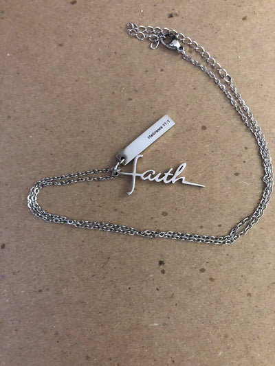 Faith - Hebrews 11:1 Necklace