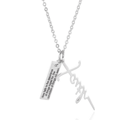 Faith - Hebrews 11:1 Necklace